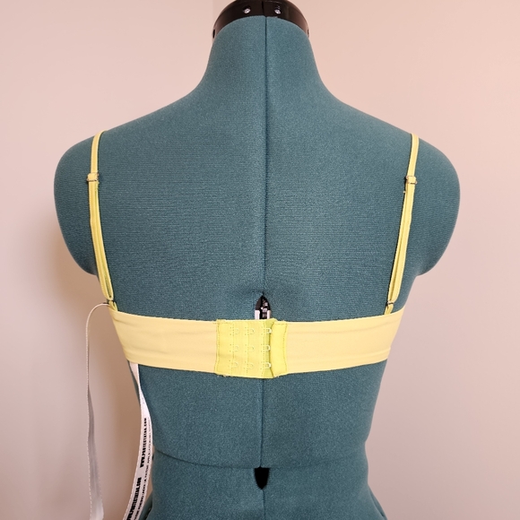 NWT Mistress Rocks Los Angeles lime green 2 piece long sleeve crop top size XS - Picture 5 of 11